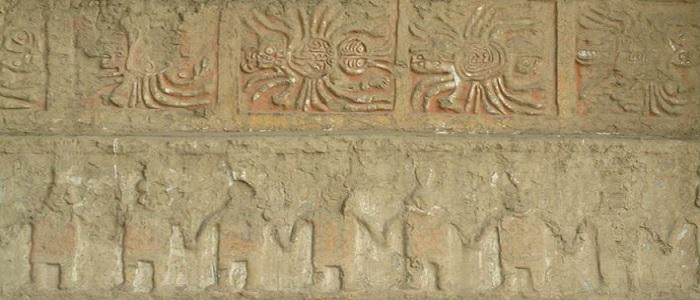 Wall engravings Peru